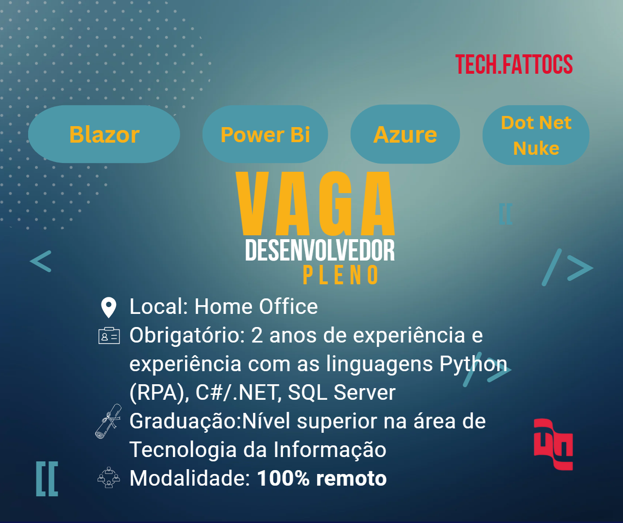 Desenvolvedor Pleno
