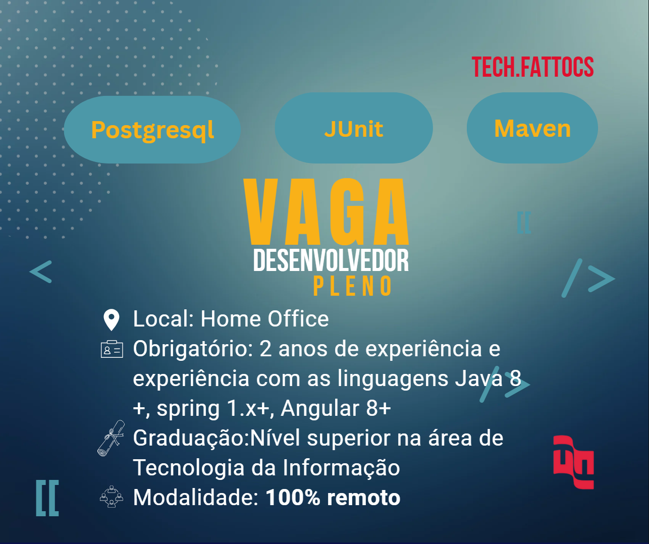 Desenvolvedor Pleno